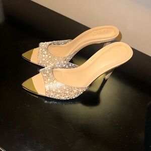 Elegant Embellished Heeled Sandals